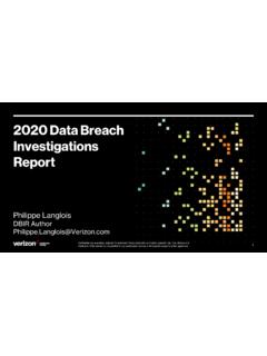 2020 Data Breach Investigations Report