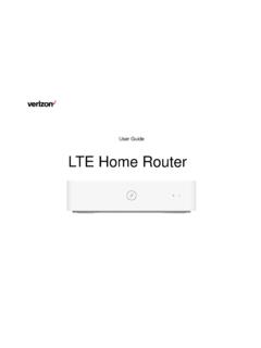 LTE Home Router - VZW