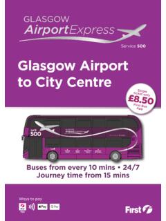 Service 500 Glasgow Airport to City Centre