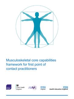 Musculoskeletal core capabilities - Chartered Society of ...