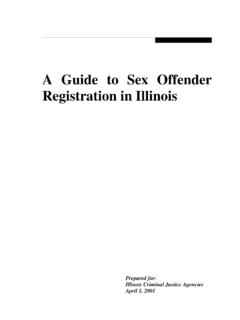 A Guide to Sex Offender Registration in Illinois