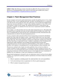 Chapter 2: Patch Management Best Practices - TechGenix