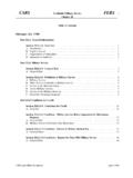CSRS Creditable Military Service FERS Chapter 22 Table of …
