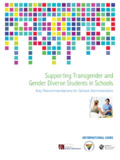 Supporting Transgender and Gender Diverse Students in …