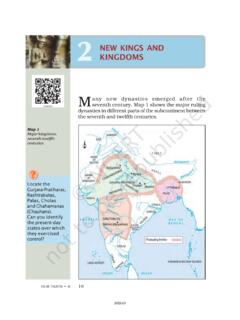 NEW KINGS AND KINGDOMS - NCERT