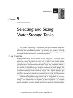 Selecting and Sizing Water-Storage Tanks