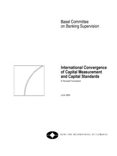International Convergence of Capital Measurement and ...