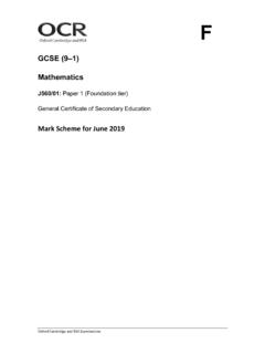 GCSE (9–1) Mathematics