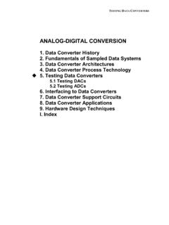 Chapter 5 Testing Converters F - Analog Devices