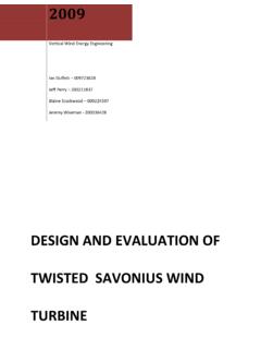Design and evaluation of twisted savonius wind …