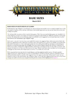 BASE SIZES - Warhammer Community
