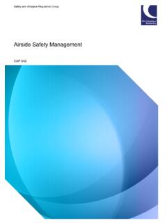 Airside Safety Management - CAA