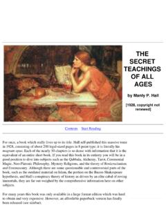 Secret Teachings of All Ages Index