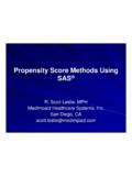 Propensity Score Methods Using SAS - BASUG - …