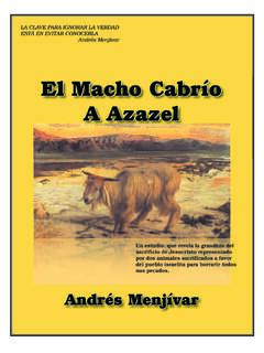 El Macho Cabr&#237;o A Azazel - iglededios.org