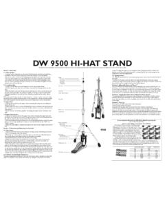 DW 9500 HI-HAT STAND - Drum Workshop