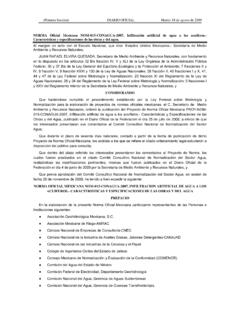 NORMA Oficial Mexicana NOM-015-CONAGUA-2007, …