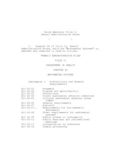 MEMO Proposed Amendments HAR 11 62001