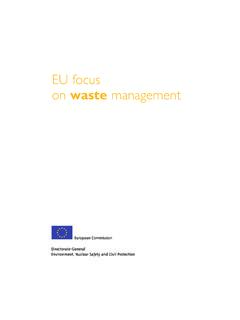 EU focus on waste management