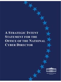 A STRATEGIC INTENT STATEMENT FOR THE OFFICE OF THE ...