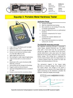 Equotip 3- Portable Metal Hardness Tester - PCTE