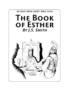 The Book of Esther - Bible Study Guide