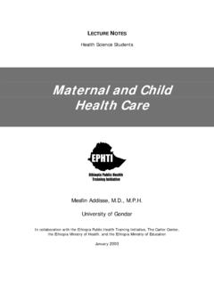 maternal care body - Carter Center
