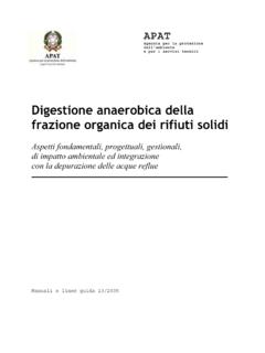 Digestione anaerobica della frazione organica dei rifiuti ...