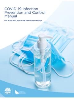 COVID-19 Infection Prevention and Control Manual …