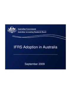IFRS Adoption in Australia