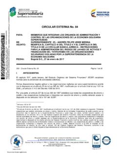 CIRCULAR EXTERNA No. 04 - supersolidaria.gov.co