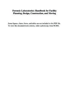 Forensic Laboratories: Handbook for Facility Planning ...