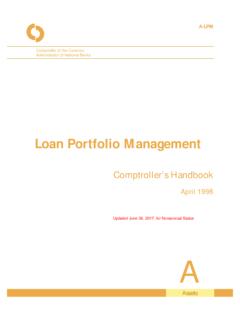 Loan Portfolio Management - Office of the Comptroller of ...