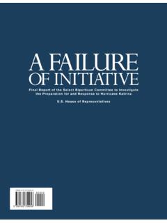 A Failure of Initiative - Final Report of the Select ...