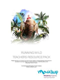 RUNNING WILD TEACHERS RESOURCE PACK