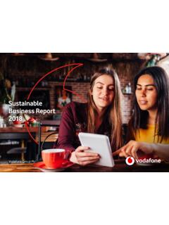 Sustainable Business Report 2018 - vodafone.com