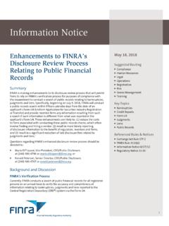 Enhancements to FINRA’s