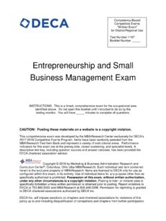Entrepreneurship and Small Business Management Exam