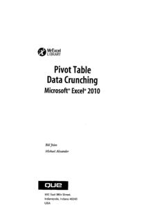 Pivot Table Data Crunching - Verbundzentrale des …
