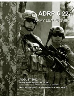 ADRP 6-22 initial edit 26 July 2012 - United States Army