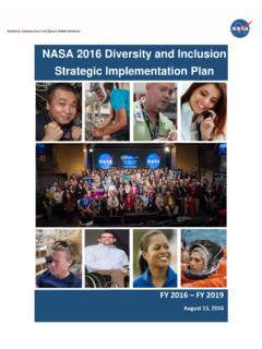 NASA 2016 Diversity and Inclusion Strategic Implementation ...
