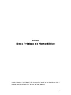 Manual de Boas Pr&#225;ticas de Hemodi&#225;lise