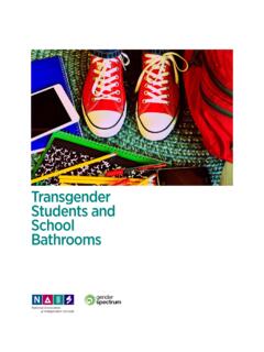Transgender Students and School Bathrooms
