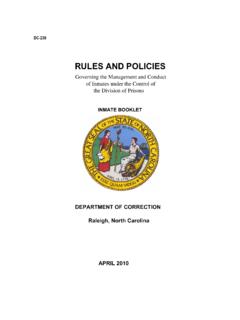 RULES AND POLICIES
