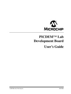 PICDEM™ Lab Development Board User's Guide
