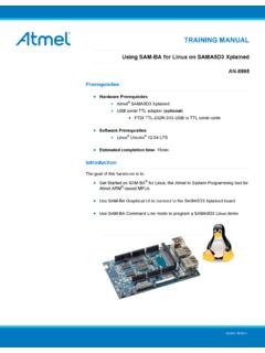 Using SAM-BA for Linux on SAMA5D3 Xplained