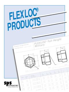 FLEXLOC &#174; PRODUCTS - PCC Fasteners