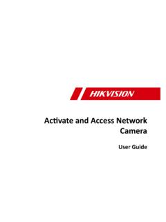 Activate and Access Network Camera - enpinfo.hikvision.com