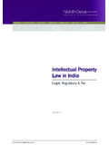 Intellectual Property Law in India - Nishith Desai