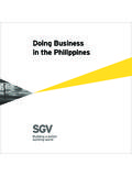 Doing Business in the Philippines - Ernst &amp; Young